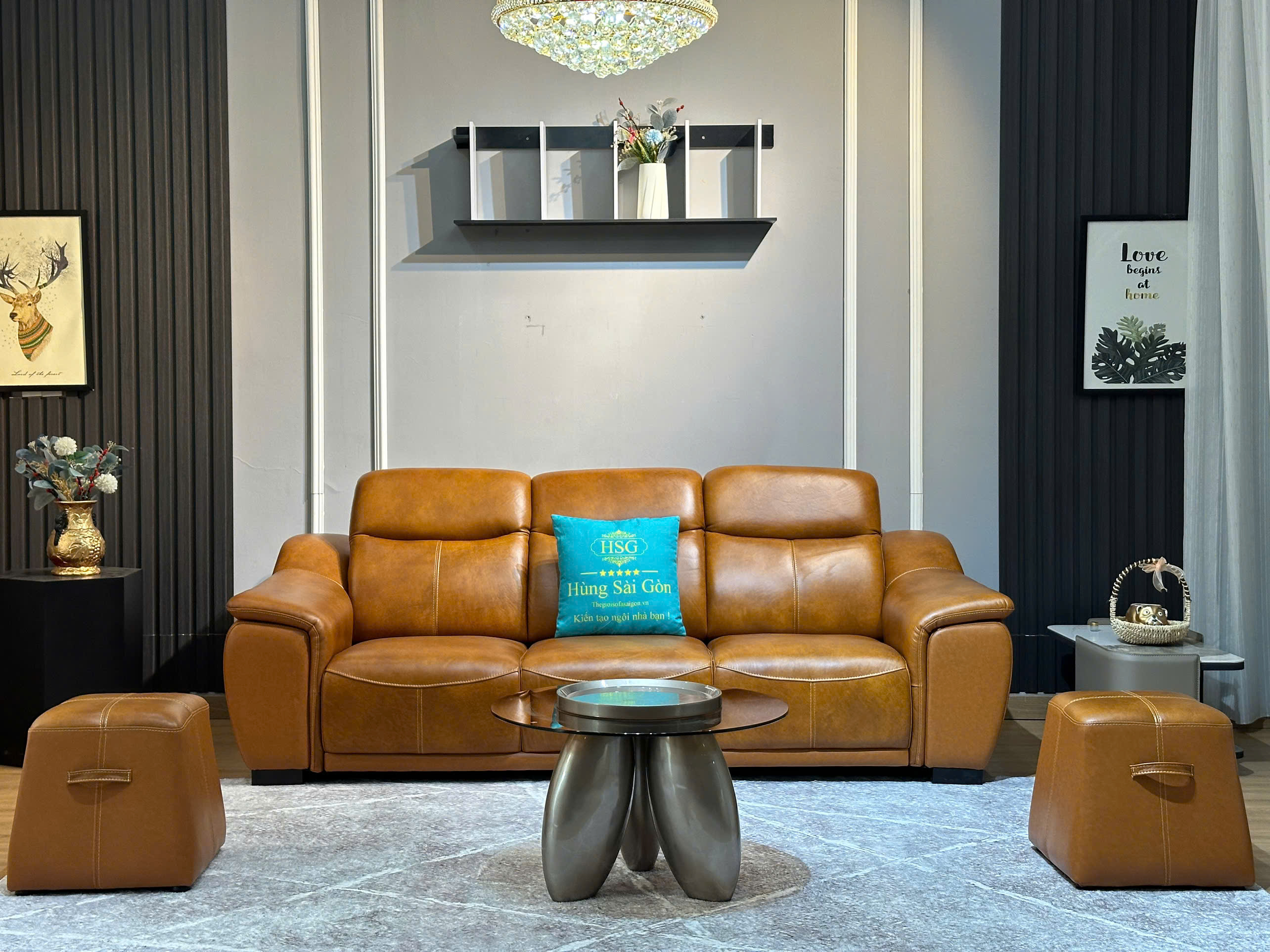 Ghế Sofa Da Bò Thật Hiên Đai Sang Trong 2025
