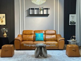Ghế Sofa Da Bò Thật Hiên Đai Sang Trọng 