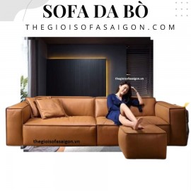 Sofa Da Phòng Khách Cao Cấp Giá Rẻ SD-PK15