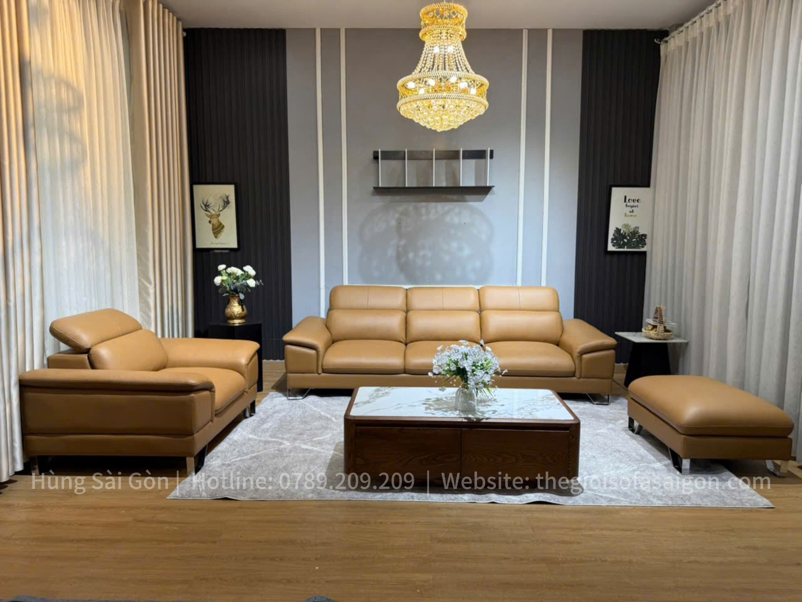 ghế da bò thật cao cấp